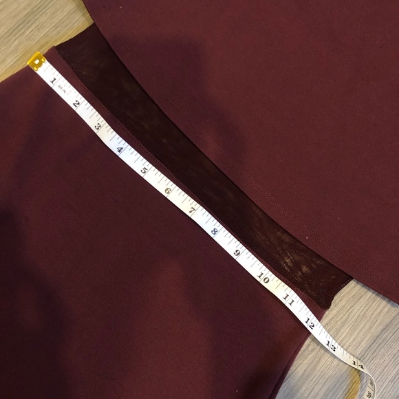 Burgundy Garage Dress - Picture 2 of 4